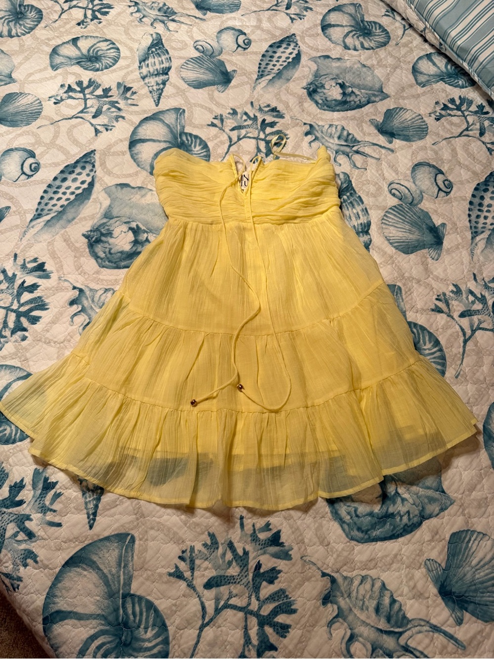 NWT Yellow Summer Dress INDI LUXE